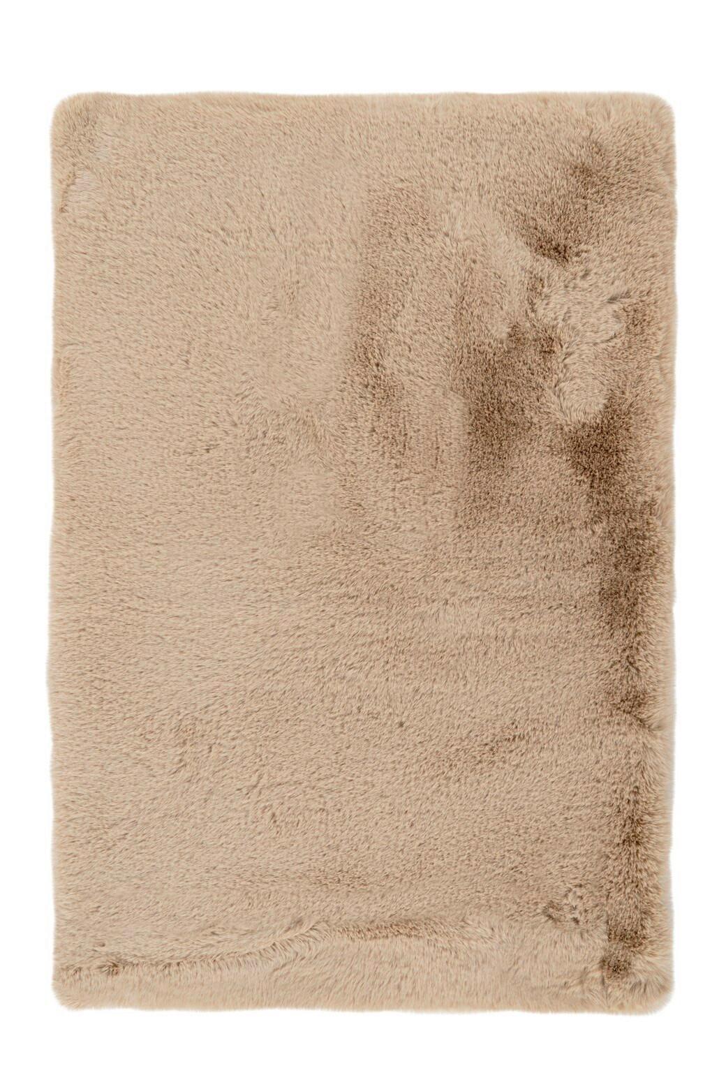 Hochflorteppich Rabbit 425 - Beige, Konventionell, Textil (65/100cm) - Kayoom