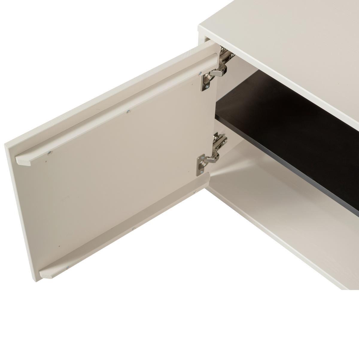 Lowboard Settle Down Grau - Grau, Design, Holz (200/45/44cm) - Livetastic