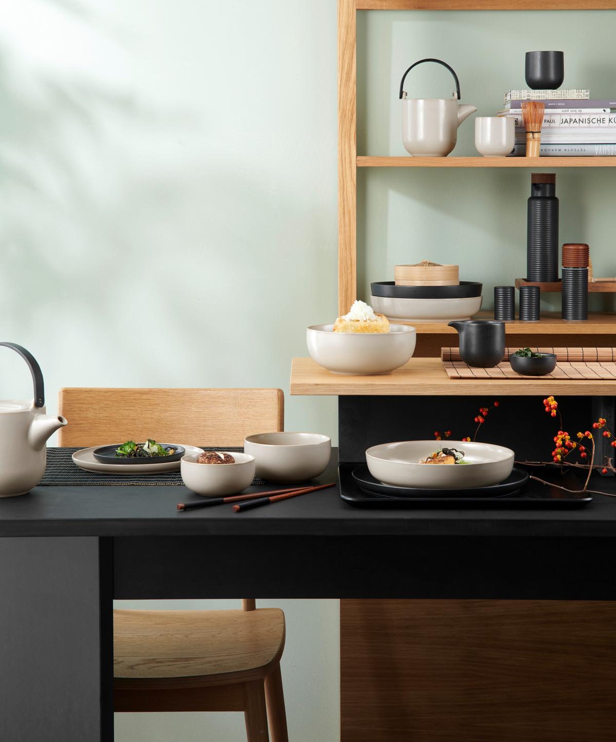 FILIŻANKA I SPODEK DO ESPRESSO 19011184 COPPA TOFU - jasnoszary, Design, ceramika (6/6cm) - ASA