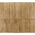Drehtürenschrank in Eichefarben - Eichefarben, Holz/Holzwerkstoff (256/223/63cm) - PREMIUM LIVING