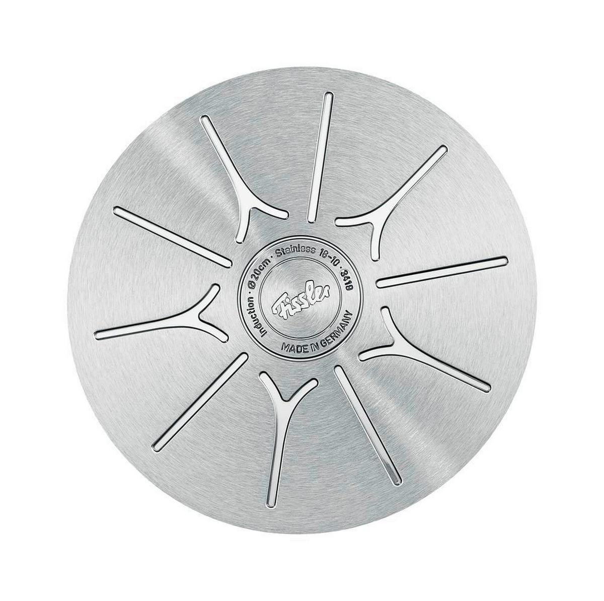 ZESTAW GARNKÓW 084-379-05-000/0 FISSLER - kolor srebrny, Basics, metal/szkło - Fissler