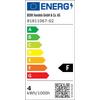 LED-TAKLAMPA CEYLIN - klar/kromfärg, Basics, metall/glas (60/60/150cm)