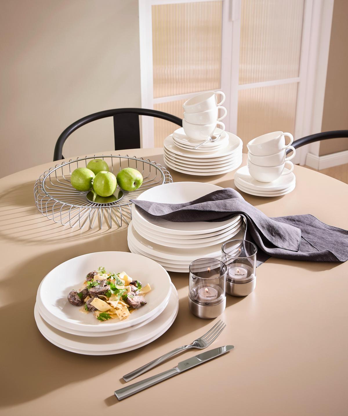 SERWIS KAWOWY NEW MOON VILLEROY & BOCH - biały, Konventionell, ceramika - Villeroy & Boch