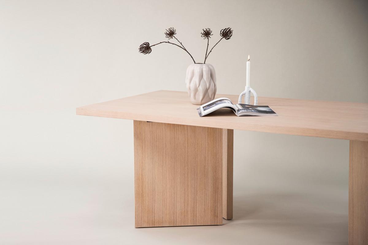Esstisch Bassholmen ca. 240x100x74 cm Beige - Beige, Design, Holz/Holzwerkstoff (240/100/74cm) - Livetastic
