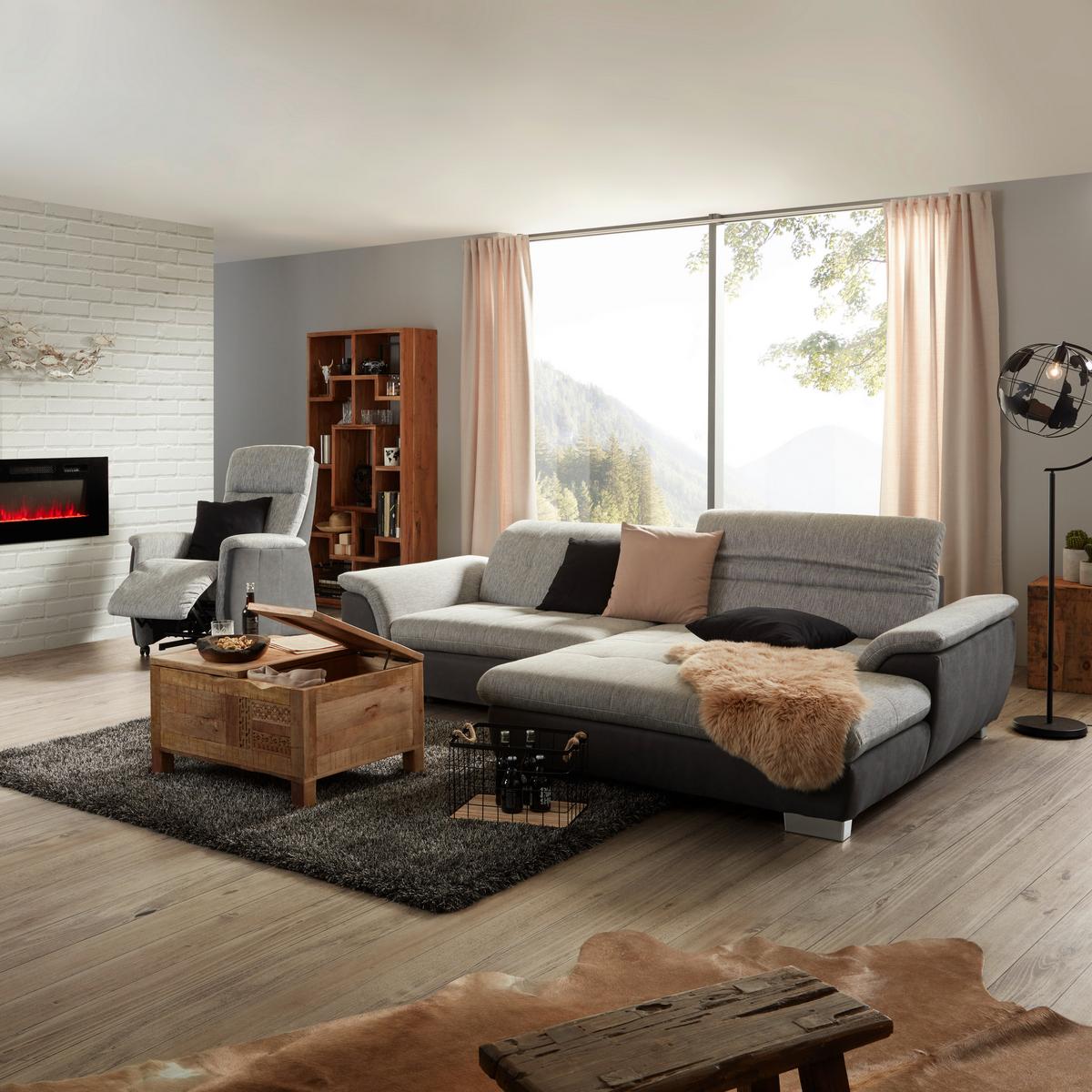 Dohányzóasztal Rusztikus Carl - natúr, Lifestyle, fa (75/60/45cm) - Zandiara