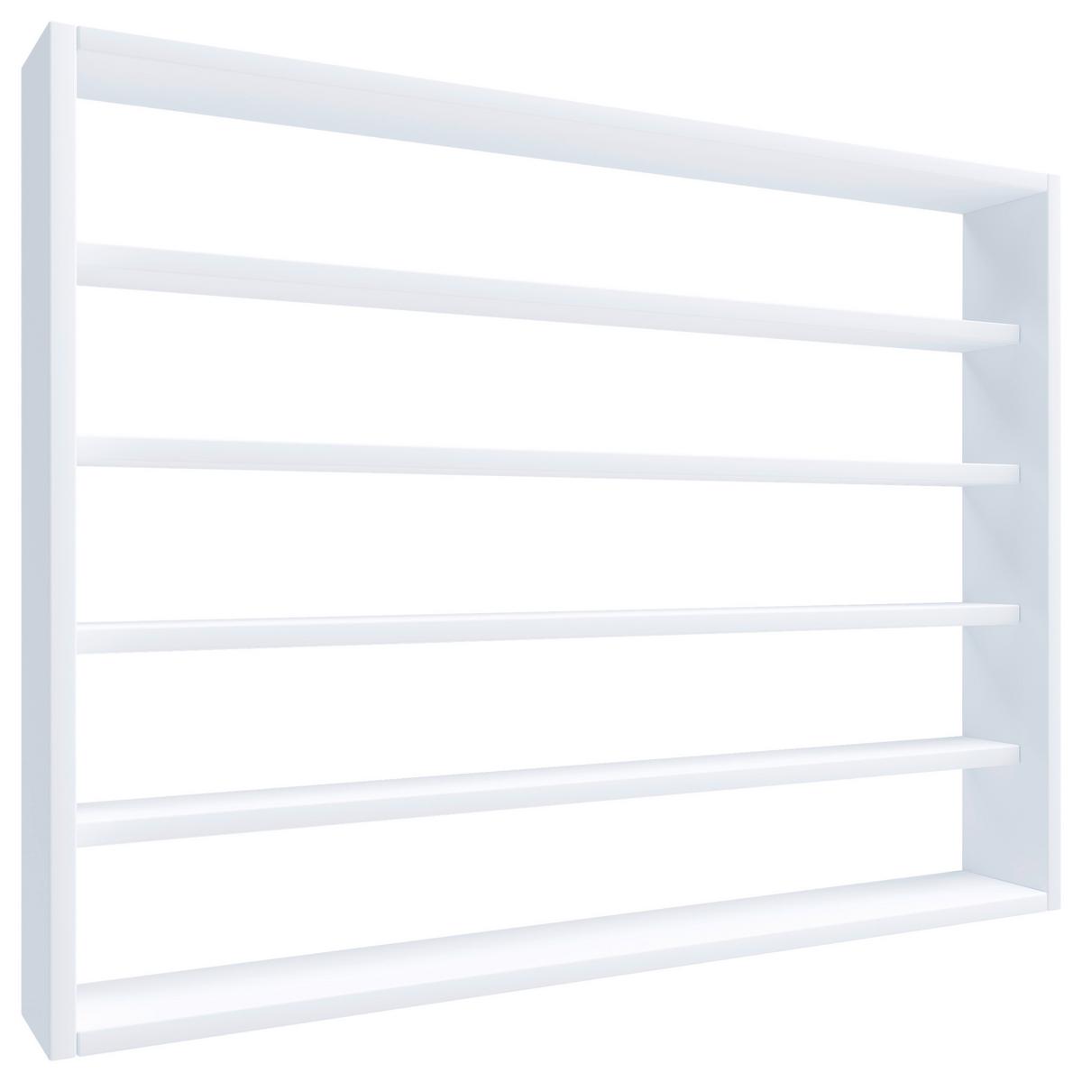 KÜCHENREGAL ESALDI L - Weiss, Basics, Holzwerkstoff (80/60/10cm) - MID.YOU