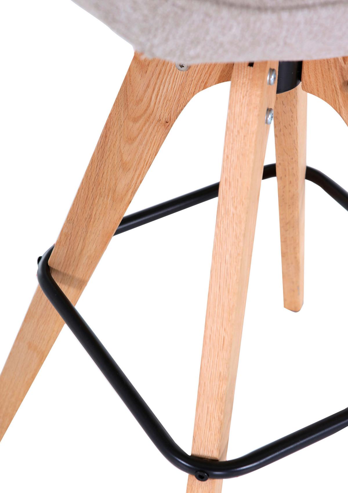 STOŁEK BAROWY COOL -BEACH CLUB- - kolor naturalny, Lifestyle, tkanina/drewno (55/106/56cm) - Landscape