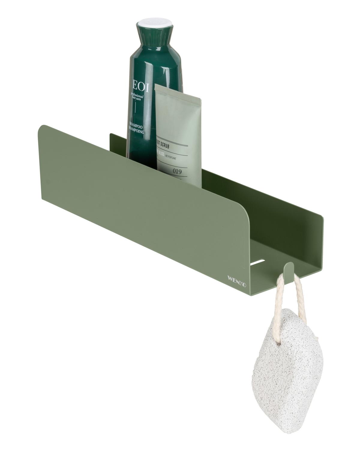 Duschablage Turbo-Loc Lizan Grün - Grün, MODERN, Metall (30/8/8,5cm) - Mömax