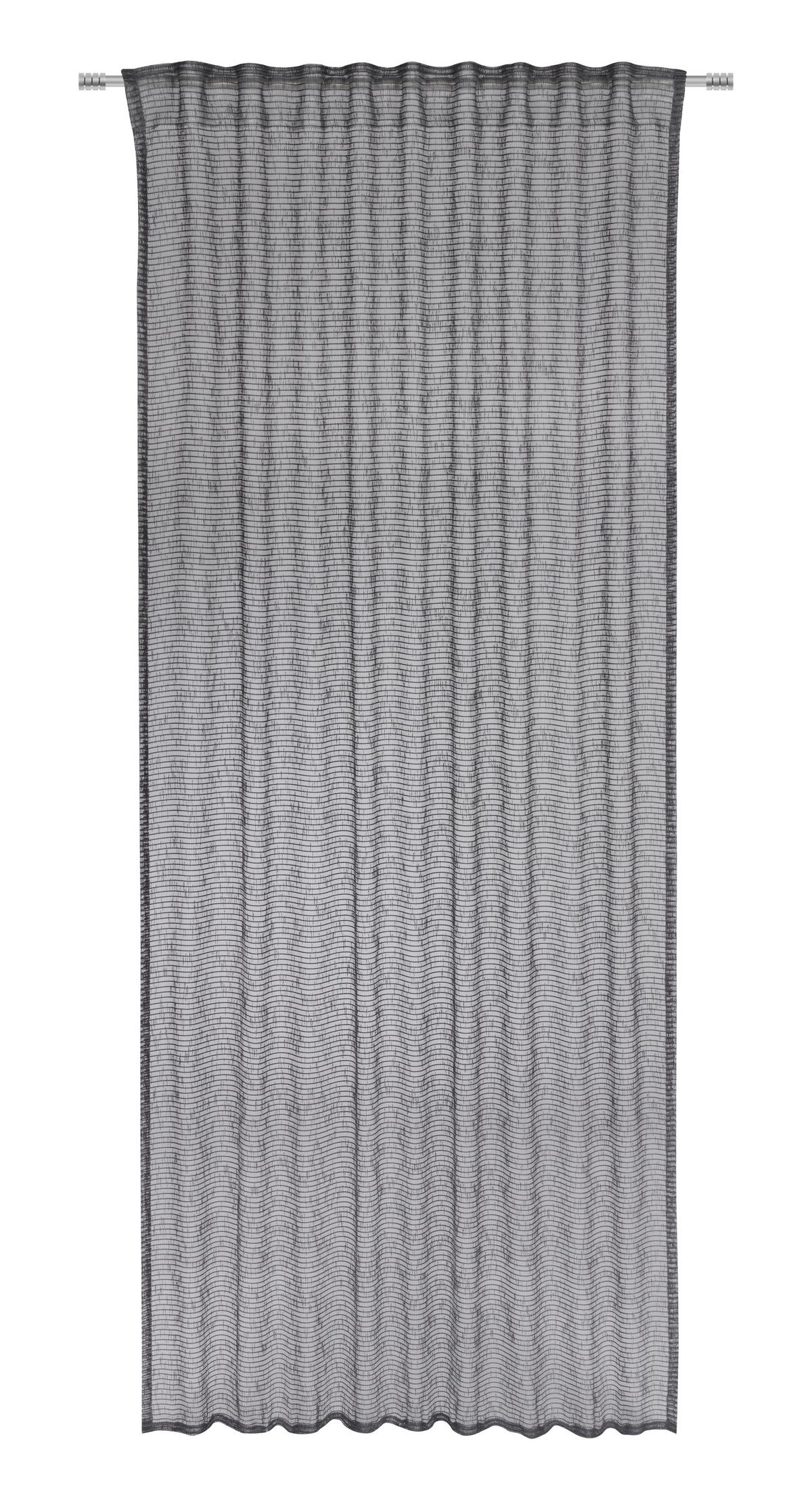 Gotova Zavjesa Luka - antracit, Konvencionalno, tekstil (135/245cm) - Premium Living