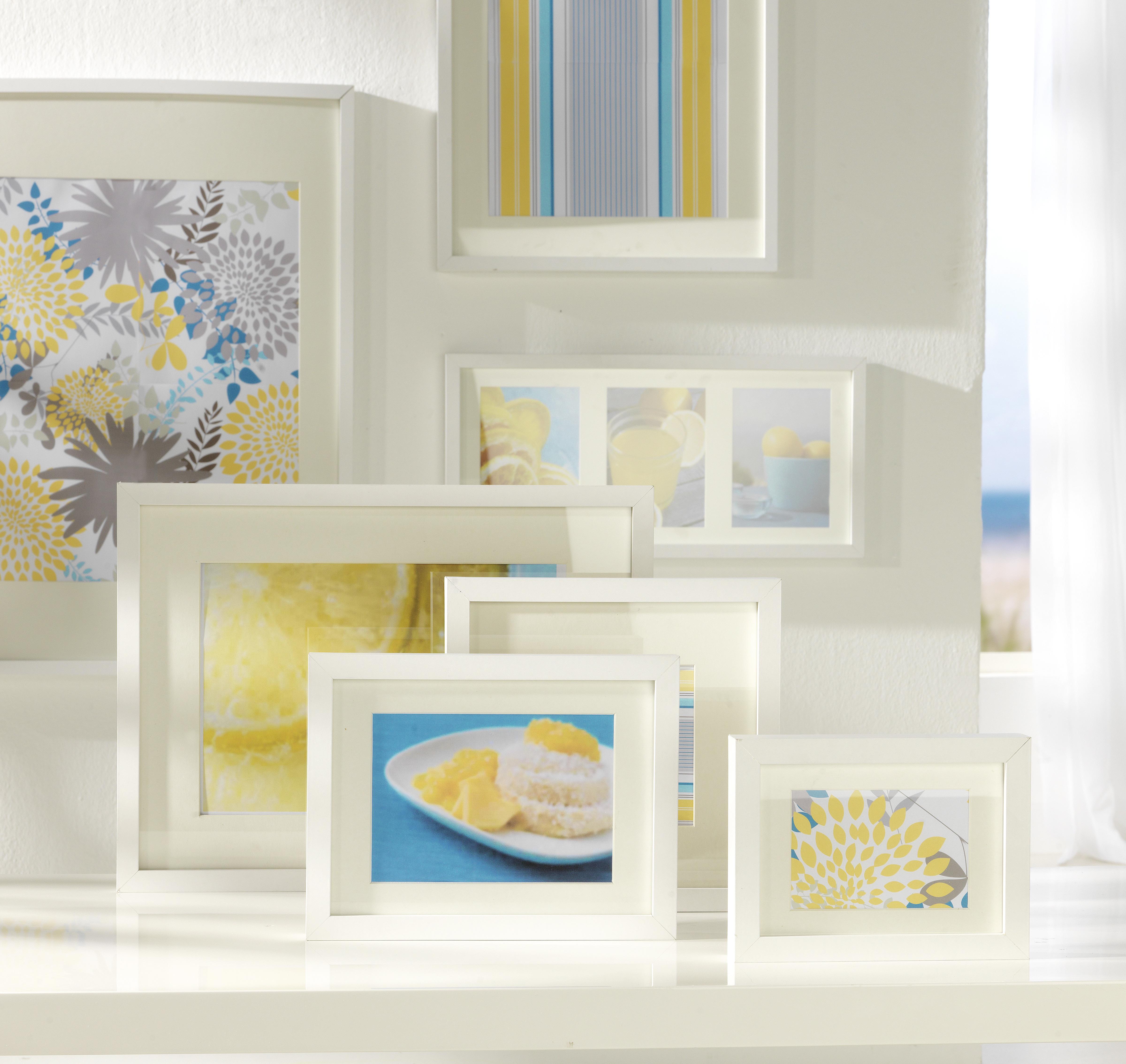 Homedecoration Bilderrahmen Amsterdam – 24x34 Cm, Kunststoffrahmen Mit Bruchsicherem Kunstglas, Weiß