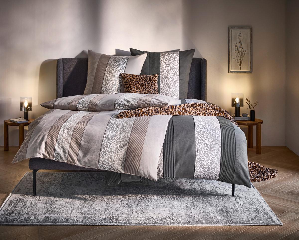 POŚCIEL LEO - antracytowy, tkanina (135/200cm) - Dieter Knoll