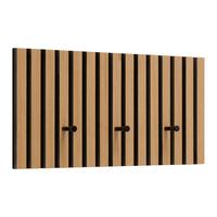 Garderobenleiste Eiche Furniert - Eichefarben, Modern, Holzwerkstoff/Textil (60/30/7,5cm) - Mömax