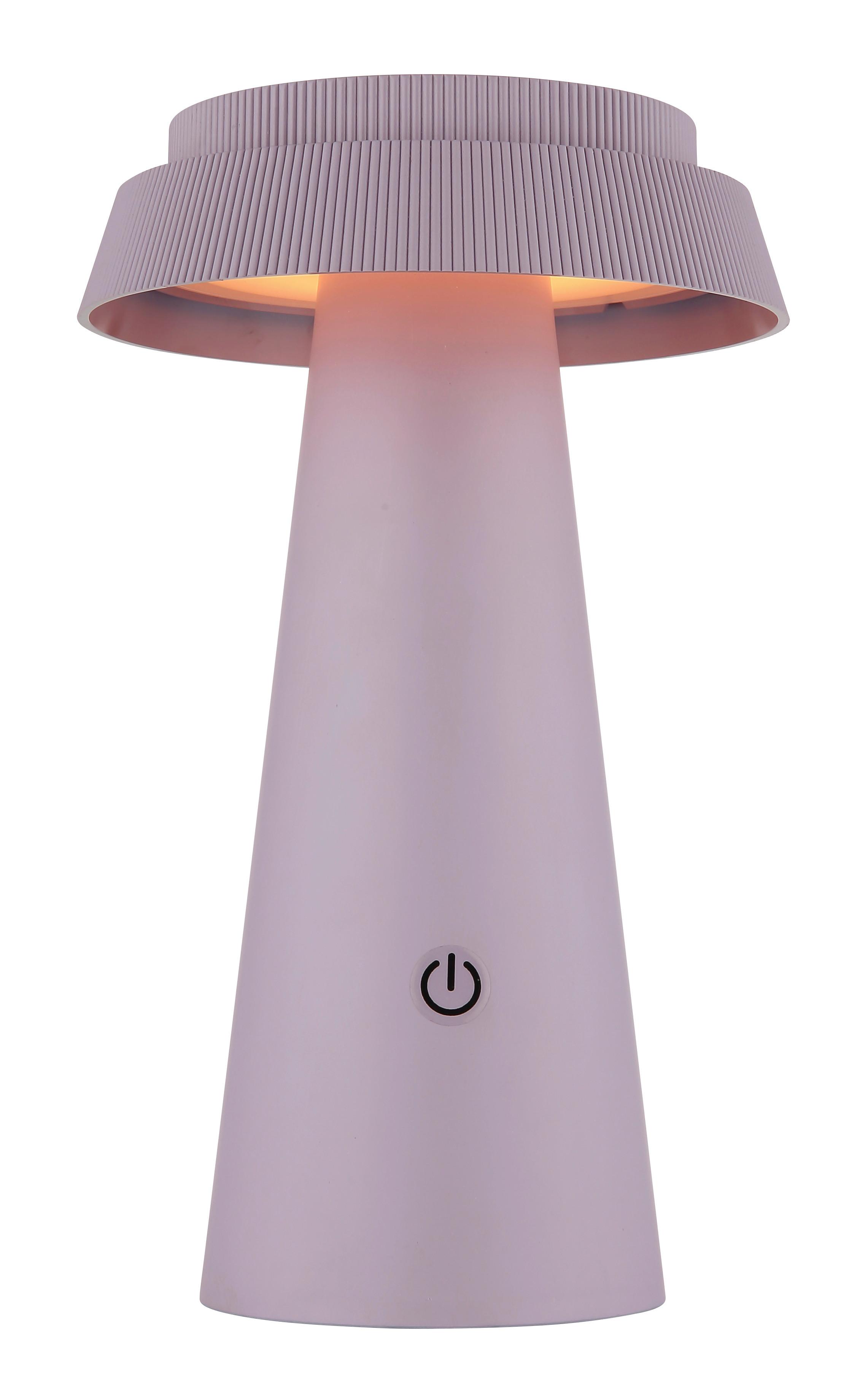 Solarleuchte 36624p  Solar - Pink/Schwarz, Design, Kunststoff (14/23cm) - Globo