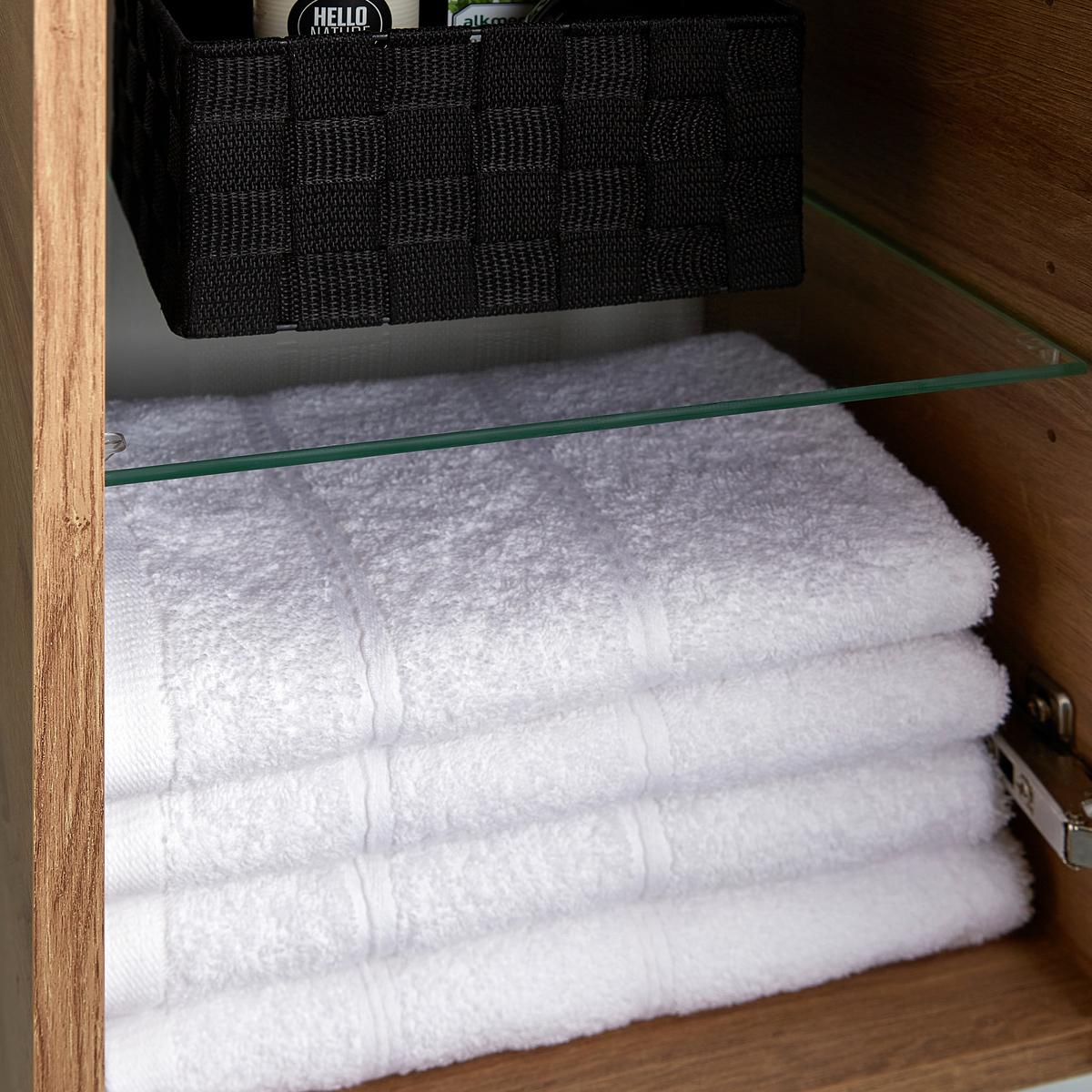 Donji Element Bavelli - boje hrasta/crna, Moderno, staklo/drvni materijal (30/70/32,5cm) - Pelipal