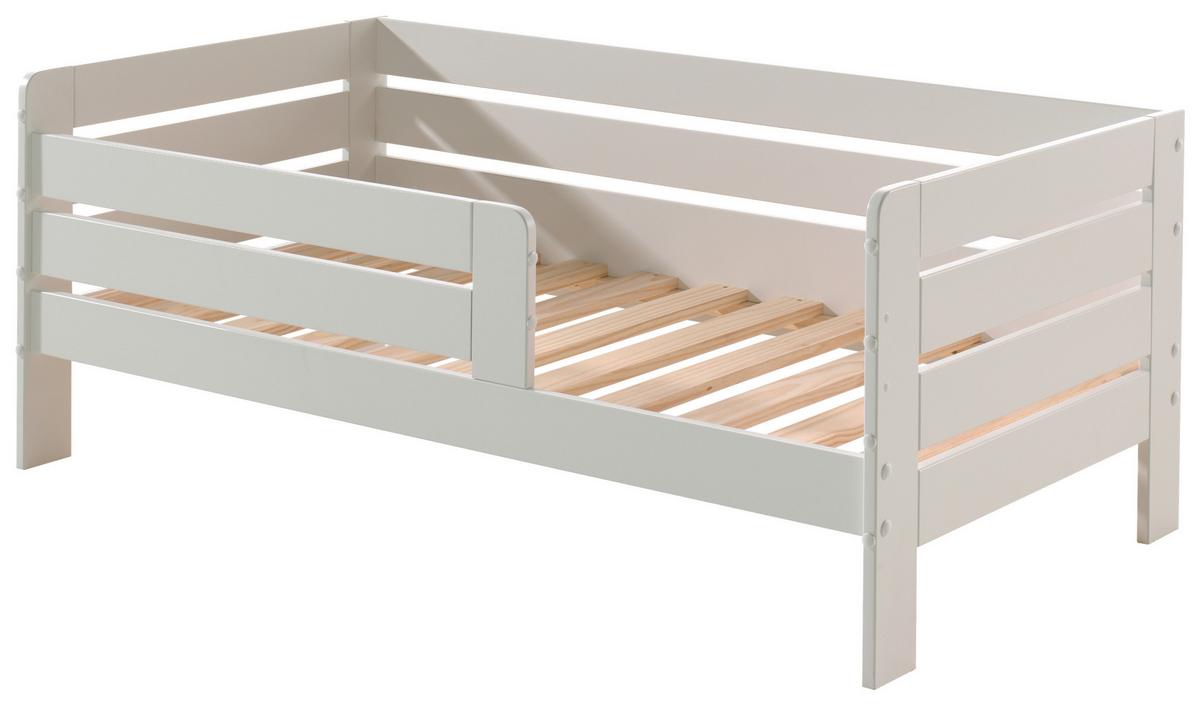Kinderbett Weiß ca. 76x144 cm - Weiß, MODERN, Holz/Holzwerkstoff (70/140cm) - MID.YOU