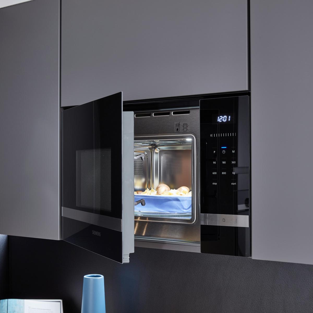 Eckküche Touch in Grau - Grau, KONVENTIONELL, Holzwerkstoff (285/185cm) - Nobilia