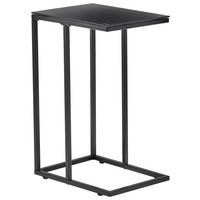 STOLIK BOCZNY JOKO - czarny, Design, metal/szkło (40/30/60cm) - Carryhome