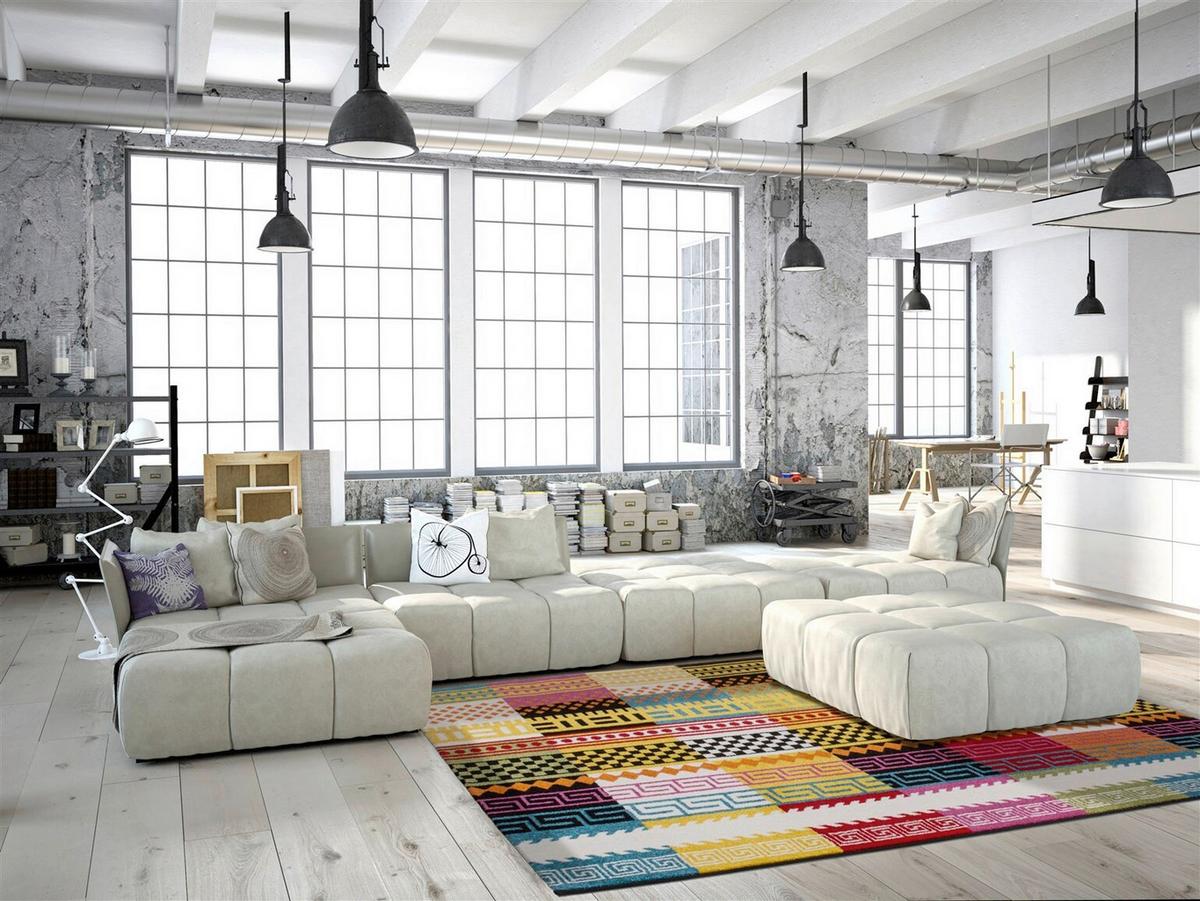 Flachwebeteppich Guayama 285 Multi 160x230 - Multicolor, Basics, Textil (160/230cm) - Kayoom