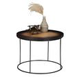 Beistelltisch in Schwarz - Schwarz, LIFESTYLE, Holzwerkstoff (60/45/60cm) - Modern Living Beistelltisch in Schwarz - Schwarz, LIFESTYLE, Holzwerkstoff (60/45/60cm) - Modern Living
