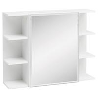 Omara Z Ogledalom Spiegelschrank - bela, Konvencionalno, steklo/leseni material (80/64,5/20cm) - MID.YOU