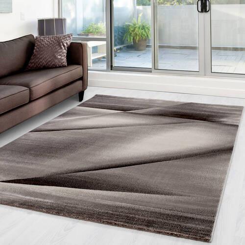 Ravno Tkana Peproga Miami, Rjava, 240x340cm - rjava, Design, tekstil (240/340cm) - Novel