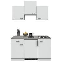 Majhna Kuhinja Z Aparati Wito, Bela - barve nerjavečega jekla/bela, Moderno, umetna masa/leseni material (150cm) - FlexWell