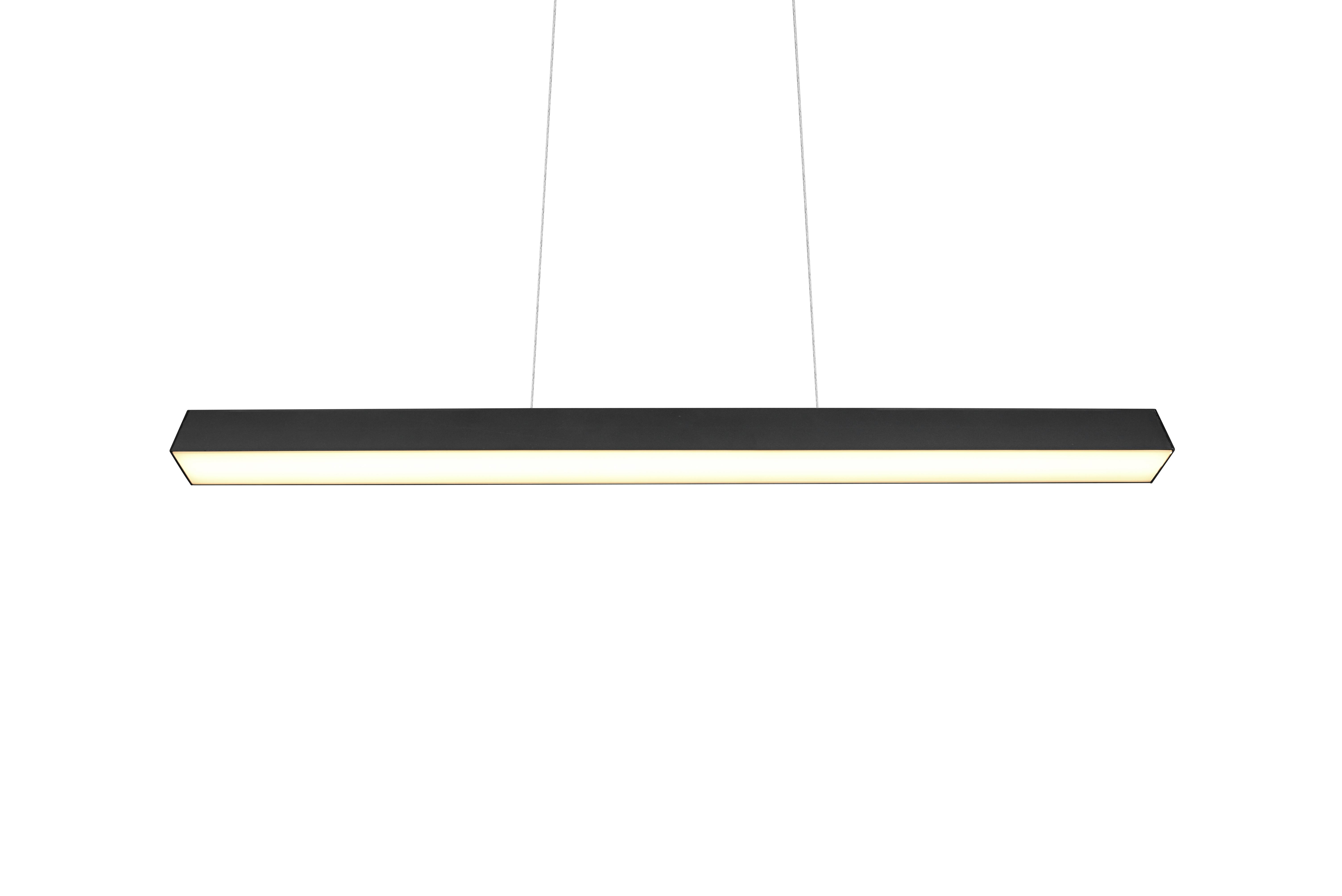 Schienensystem Duoline PL Paros in Schwarz max. 29 Watt - Schwarz, Basics, Metall (90/180/5cm) - Trio Leuchten