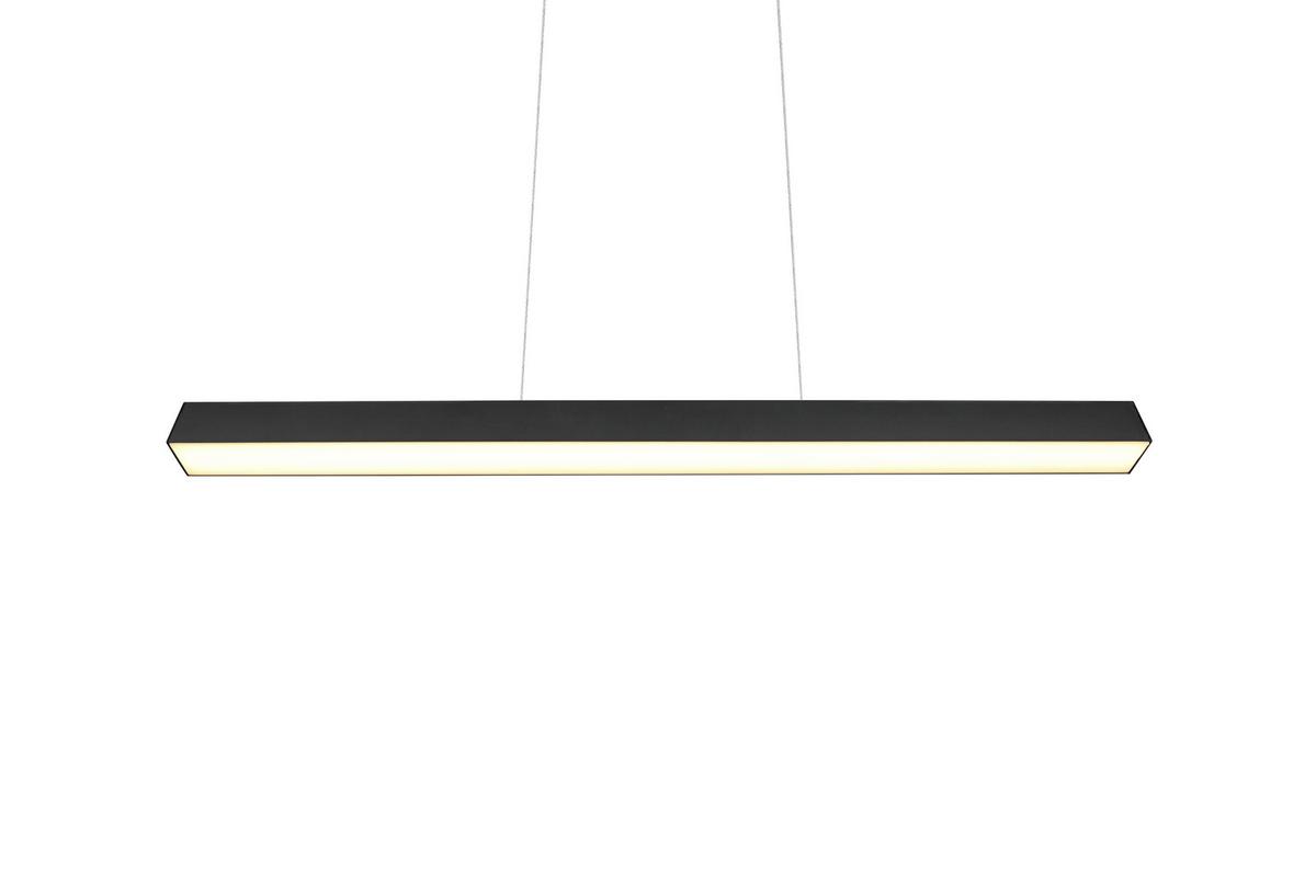 Schienensystem Duoline PL Paros in Schwarz max. 29 Watt - Schwarz, Basics, Metall (90/180/5cm) - Trio Leuchten
