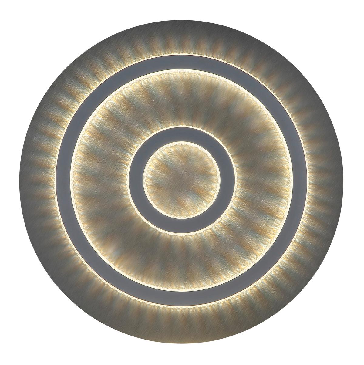 LED-DECKENLEUCHTE 48042-40A  JAYDEN - Klar/Anthrazit, Design, Kunststoff/Metall (45/5,5cm) - Globo