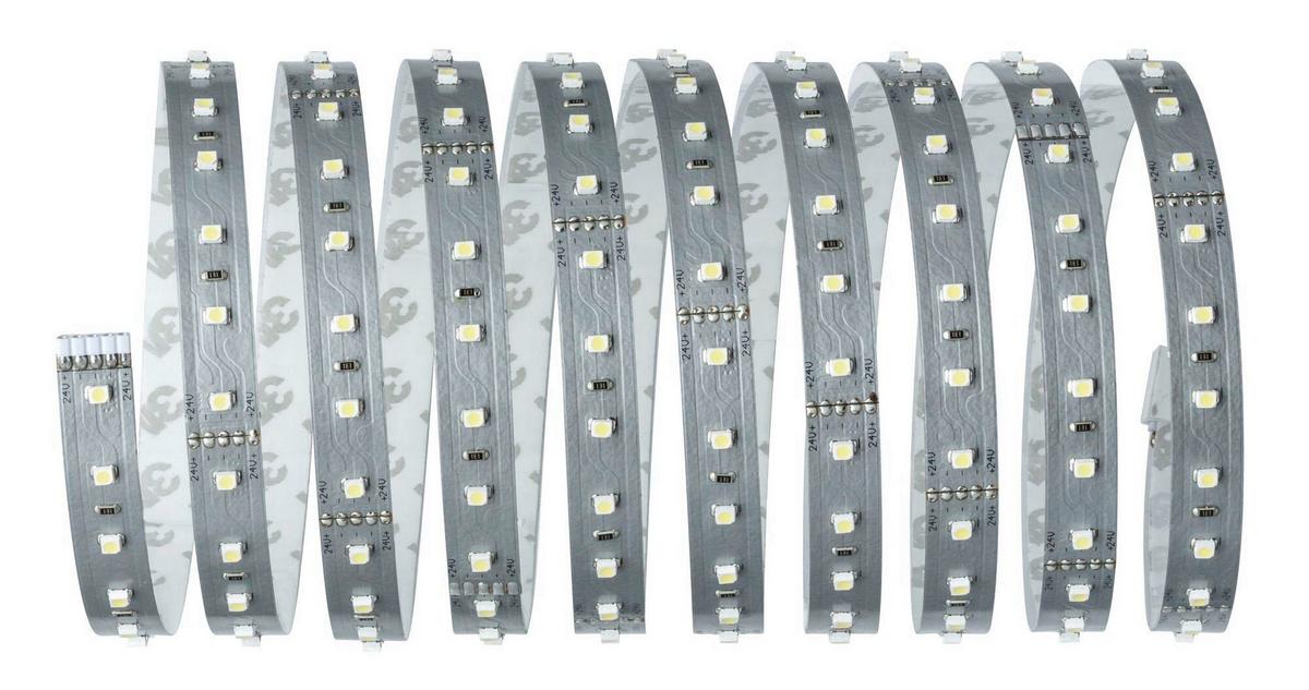 LED-Strip 70580 in Silberfarben max. 18 Watt - Silberfarben, Basics, Kunststoff (0.3cm) - Paulmann