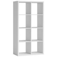 REGAŁ DZIAŁOWY STYLE - biały, Design, materiał drewnopochodny (77/147/38cm) - Carryhome