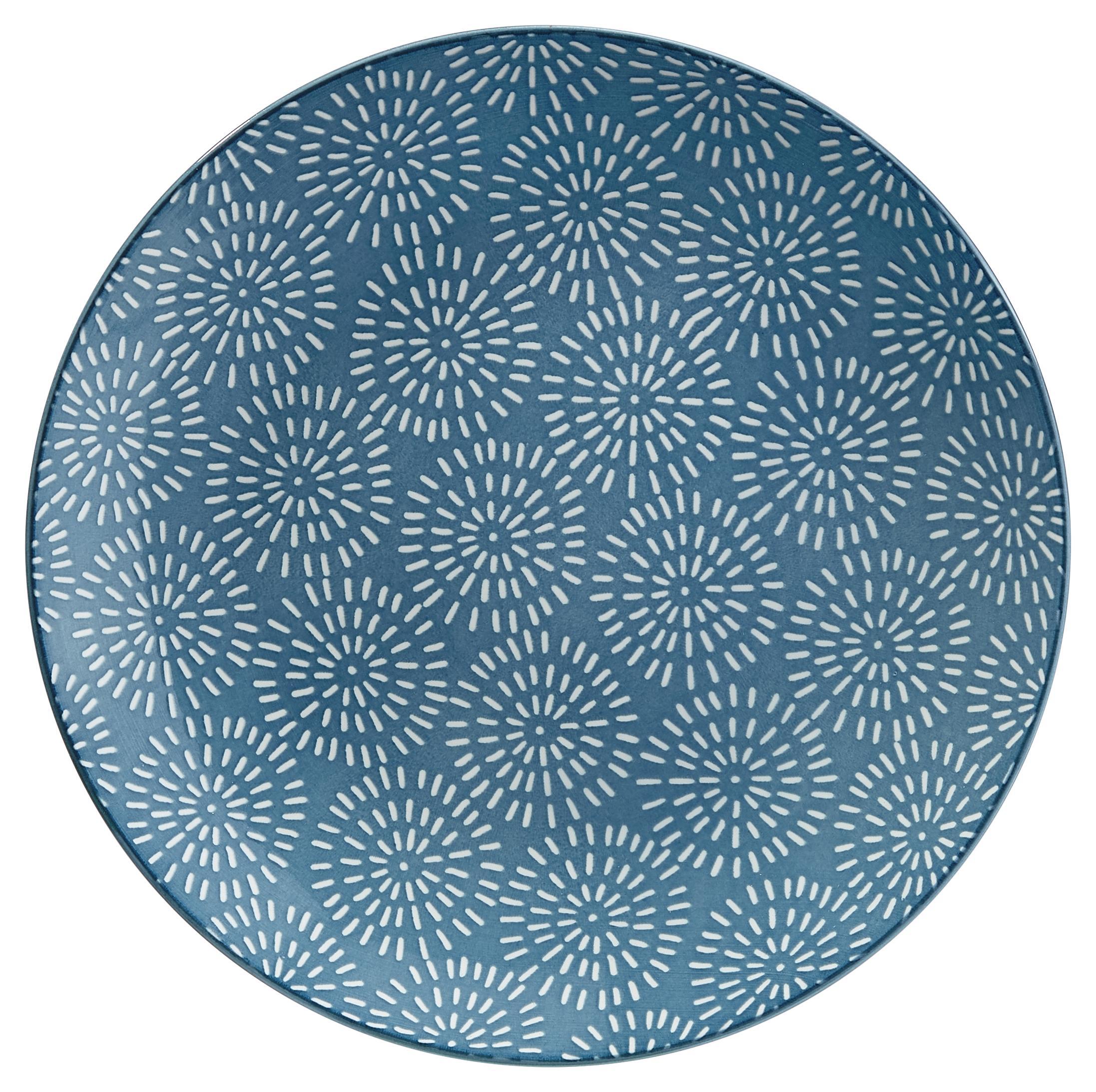 Dessertteller Nina aus Porzellan Ø ca. 20cm - Blau, Keramik (20cm) - Mömax modern living