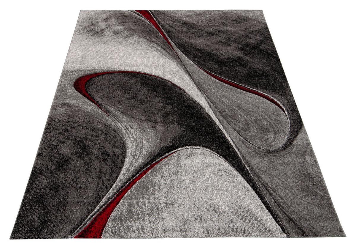 Webteppich Brilliance Rot ca. 200x290cm - Rot, KONVENTIONELL, Textil (200/290cm)