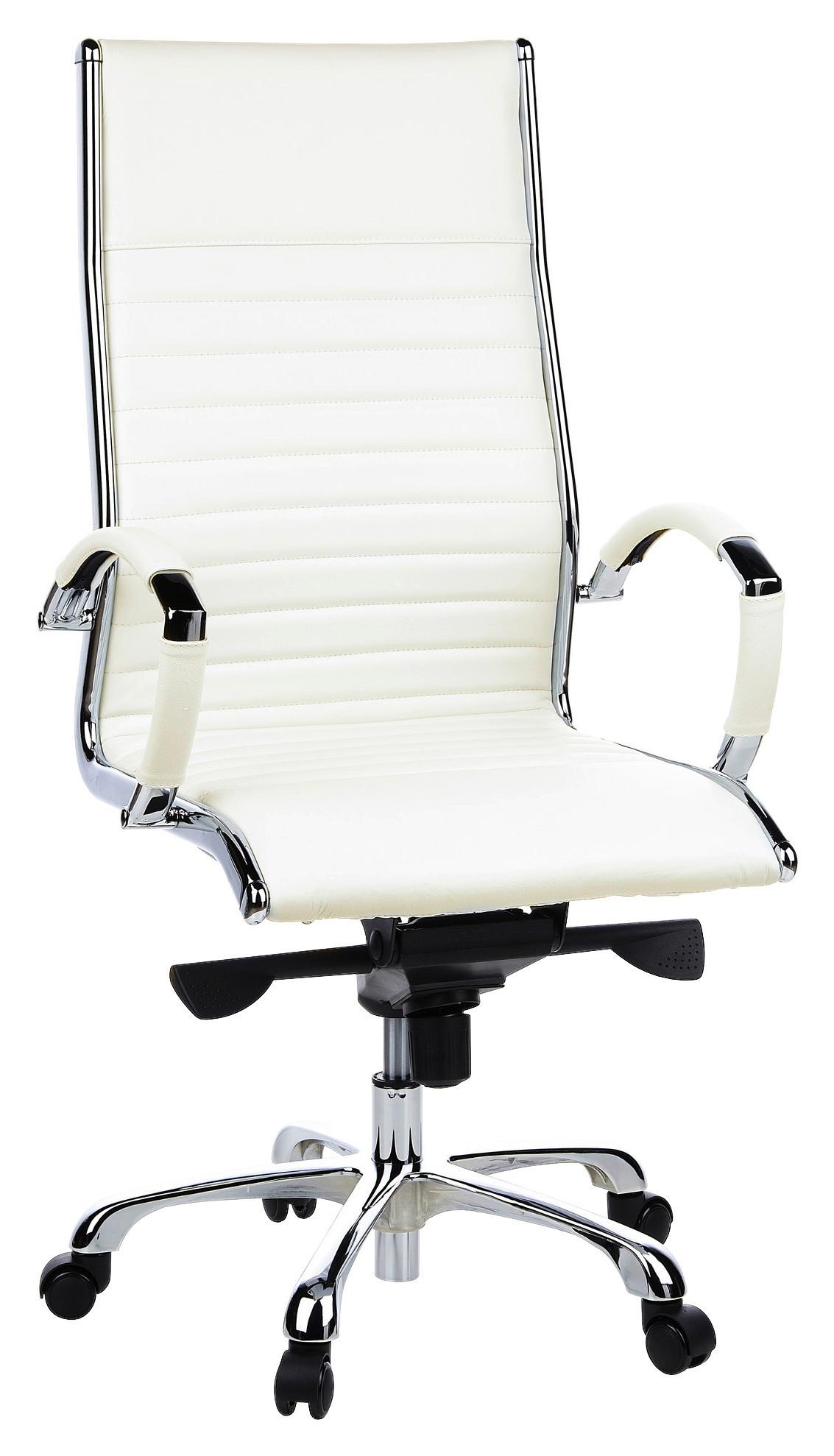 Drehstuhl Parma 20 Creme ca. 60x125x50cm - Creme, MODERN, Leder/Kunststoff (60/125/50cm) - MID.YOU