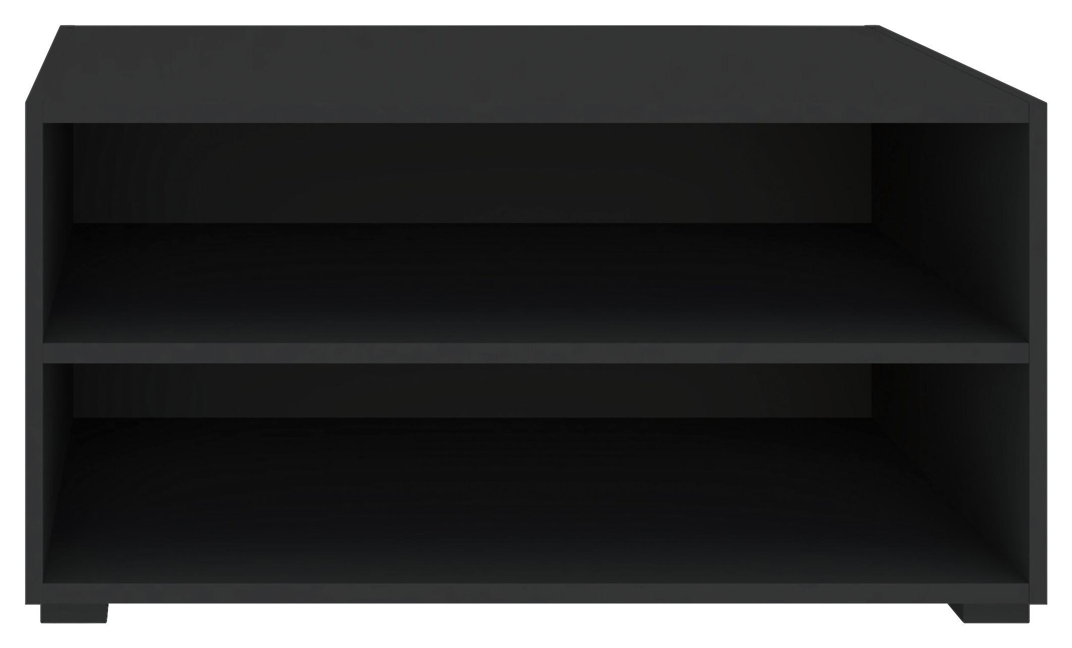 HYLLA UNIT-ELEMENTS MINI -BASED- - svart/antracit, Modern, trämaterial (91,2/44,8/40cm) - Based