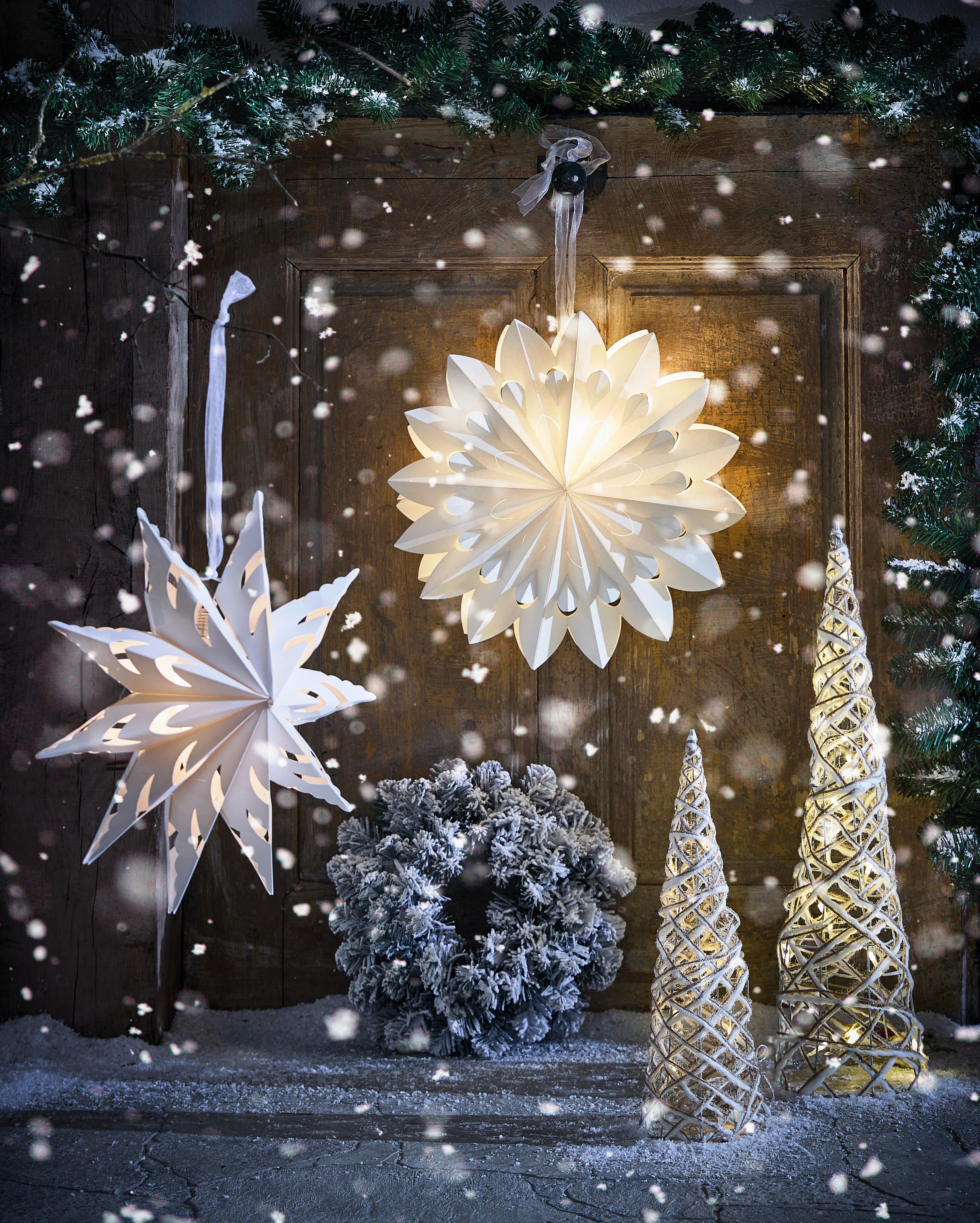 GIRLANDA CHOINKOWA 9683175 - 680468 - zielony, Basics, tworzywo sztuczne/metal (25/270cm) - X-Mas