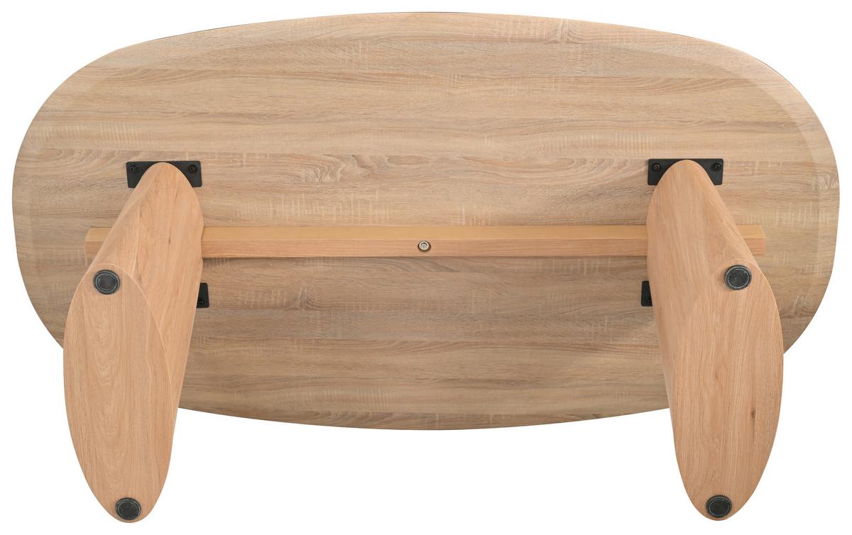 Jedilna Miza Palma, Barva Hrasta, 180x100 - naravne barve, Moderno, leseni material/les (180/100/75cm) - MID.YOU