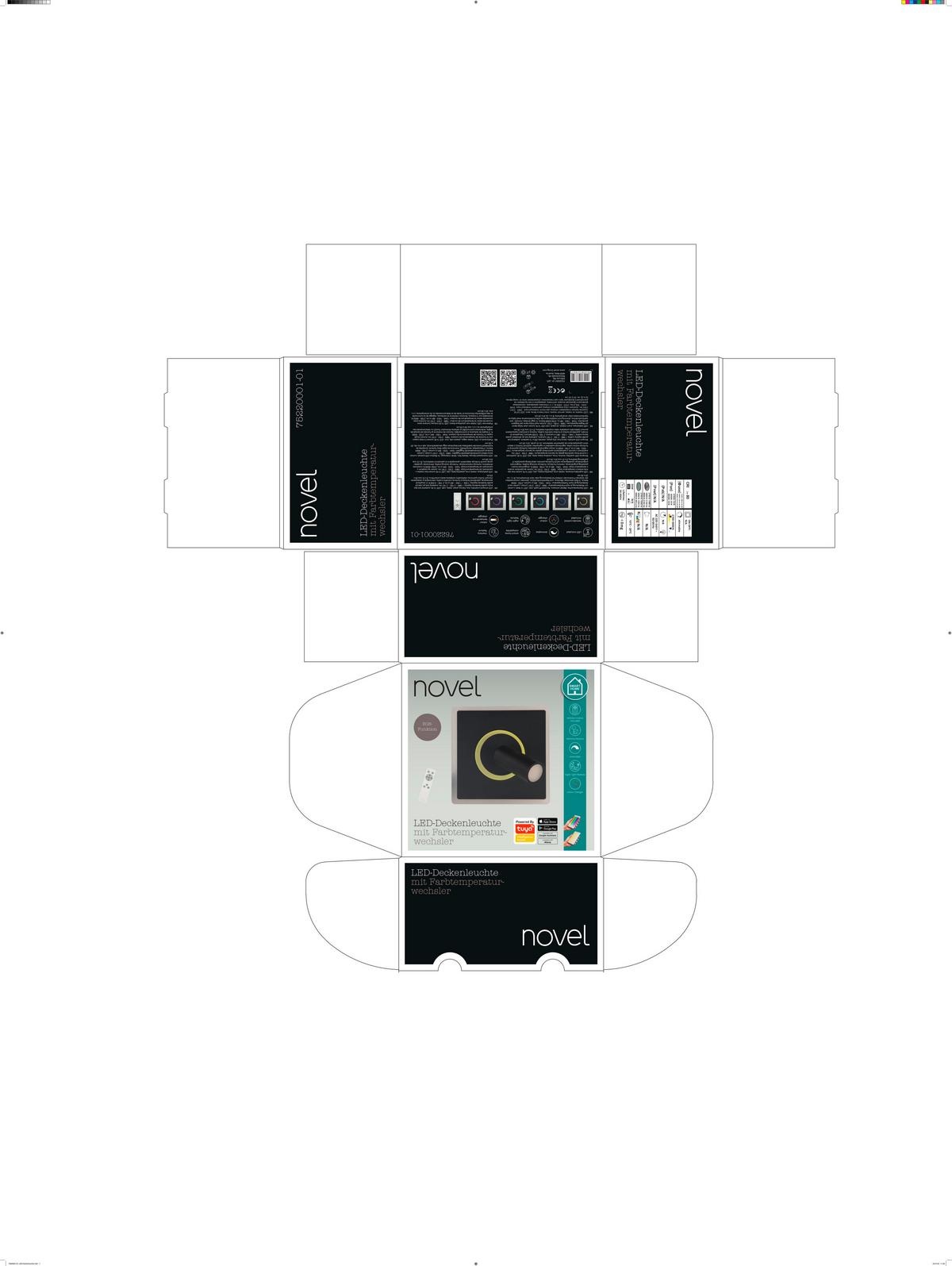 KINKIET LED SPARK *SBN*SH* - Trend, tworzywo sztuczne/metal (20/20/5cm) - Novel