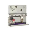 Kulcstartó Polc Key -sb- - Nemesacél, Fém (25/6/25cm) - Mömax modern living