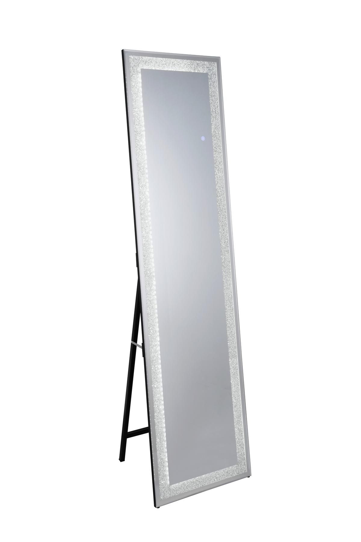 Standspiegel Hermine Glitzer LED ca. 40x160cm - LIFESTYLE, Glas/Holzwerkstoff (40/160cm) - Mömax