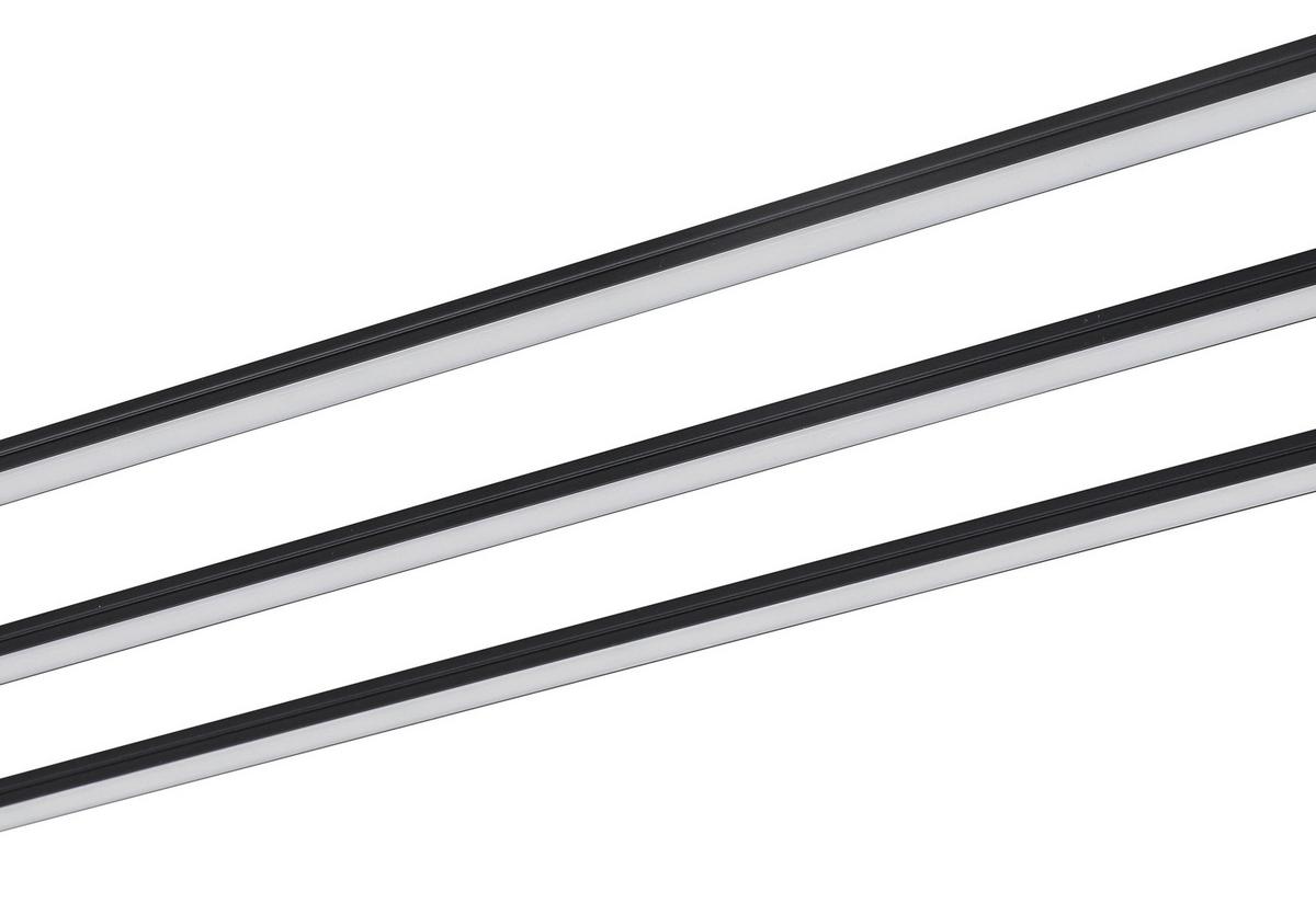 Led Panel Numik 22w - crna, Moderno, plastika (50/75/1,3/0,7cm) - Mömax