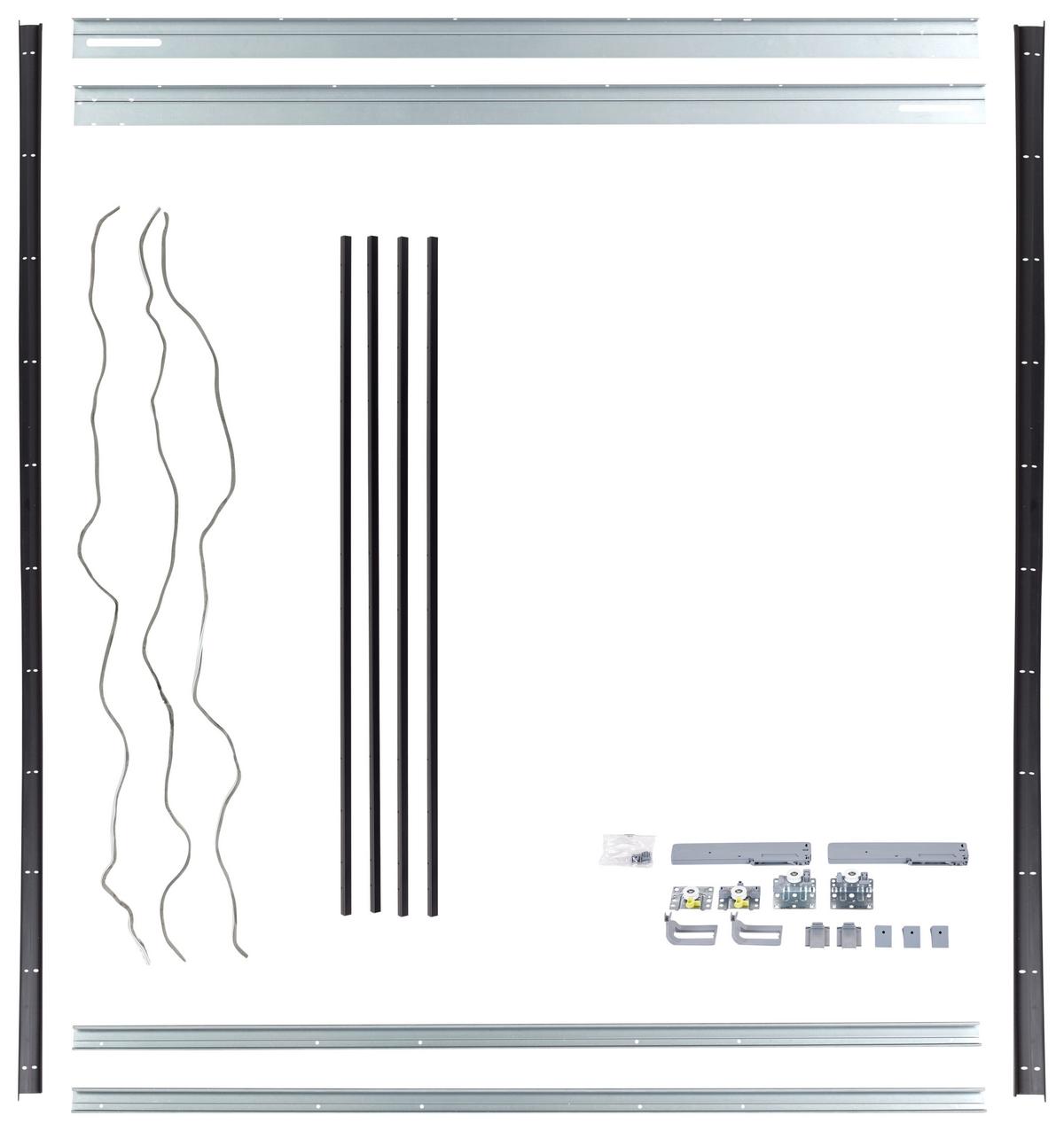 kit de montare UNIT - negru, Modern, plastic/metal - Ondega