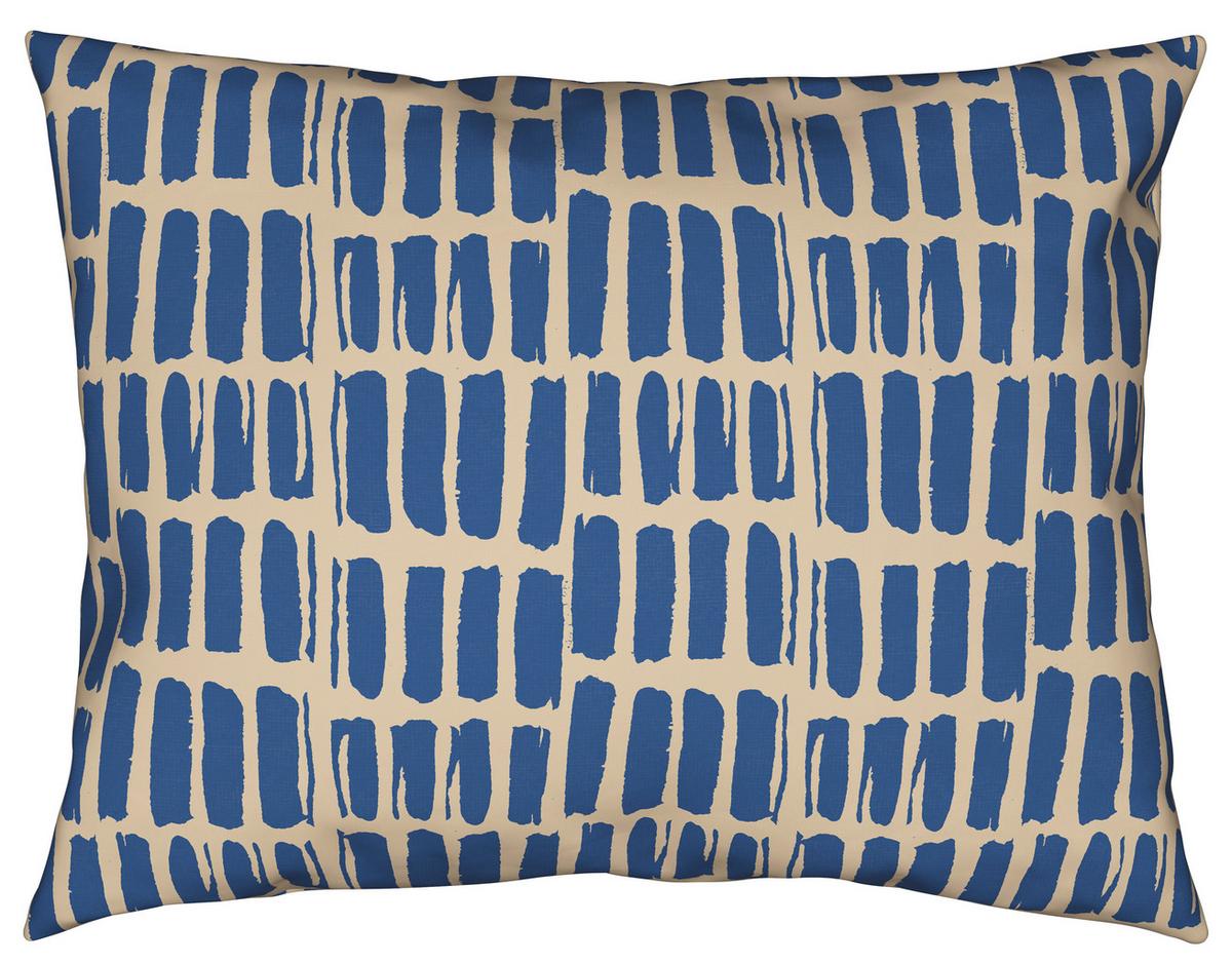 Posteljina Adam 140x200/60x80cm - bež/plava, Moderno, tekstil (140/200cm) - Mömax