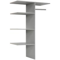 Inneneinteilung Fresh ca. 96x150x50 cm Grau - Grau, MODERN, Holzwerkstoff (96/150/50cm) - MID.YOU