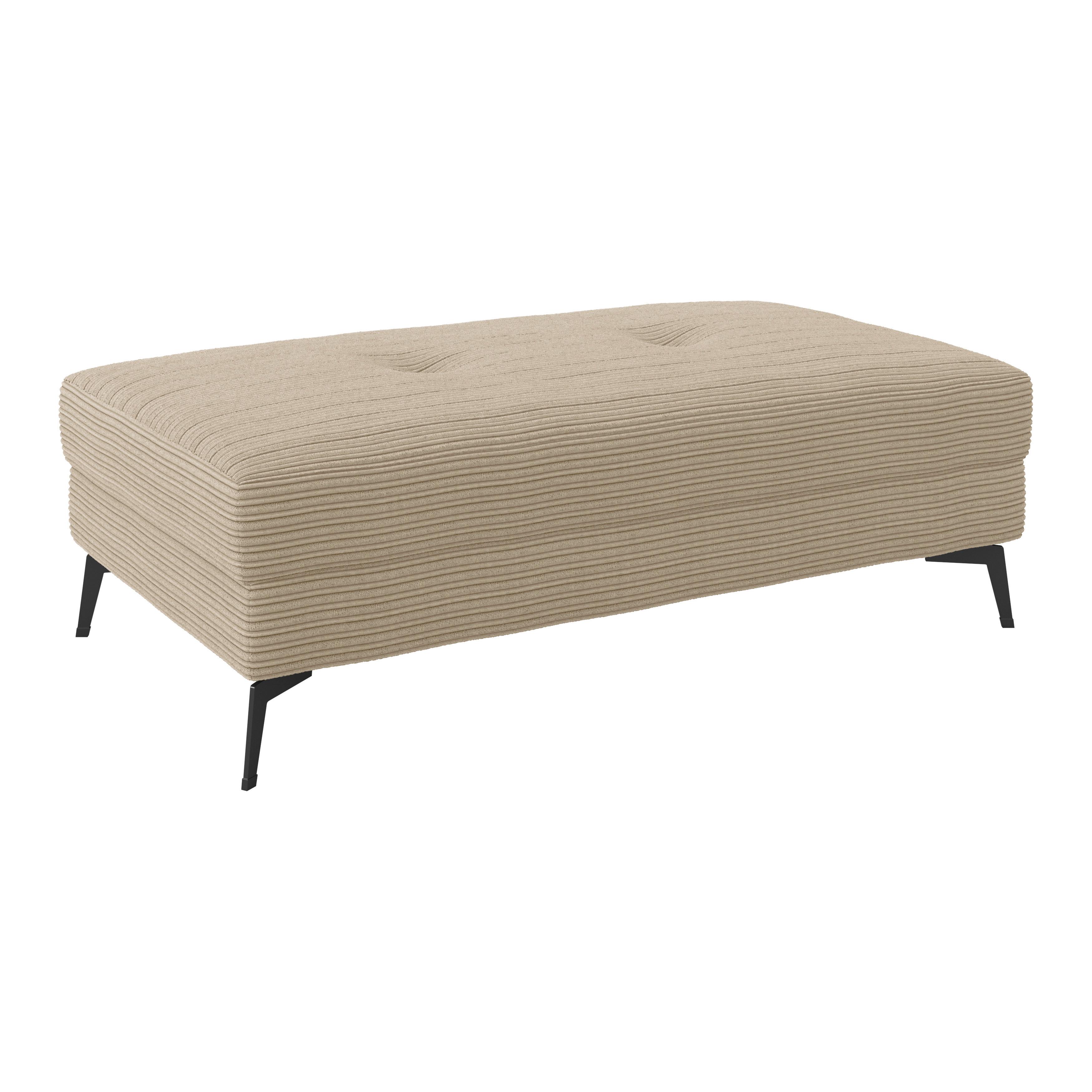 Tabure Zero - bež/svijetlo siva, Trend, tekstil (140/80cm) - Modern Living
