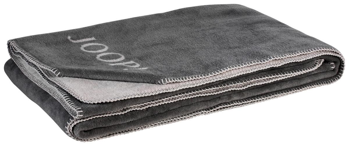 KOC DOMOWY JOOP! UNI DOUBLEFACE - antracytowy/szary, Basics, tkanina (150/200cm) - Joop!