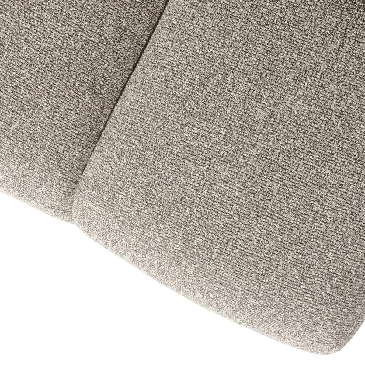 Sitzbank Mojo Beige Bouclé - Beige, Design, Textil (164/49/45cm) - Livetastic
