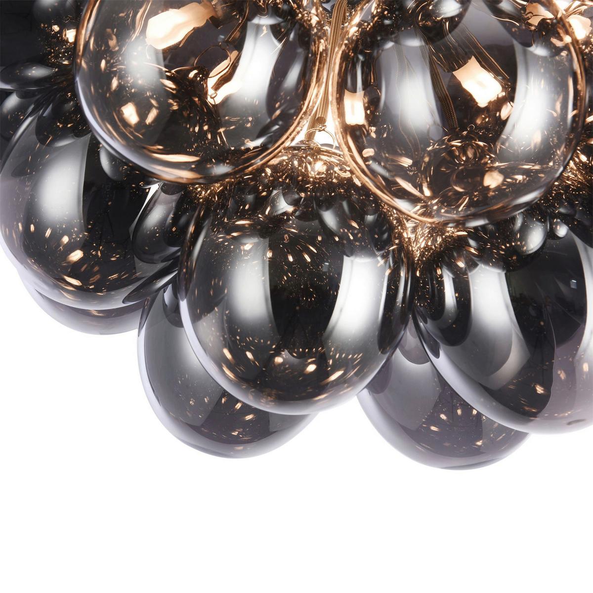 Deckenleuchte Balbo Nickelfarben max. 28 Watt - Nickelfarben, Trend, Glas/Metall (50/29,5/50cm) - MAYTONI