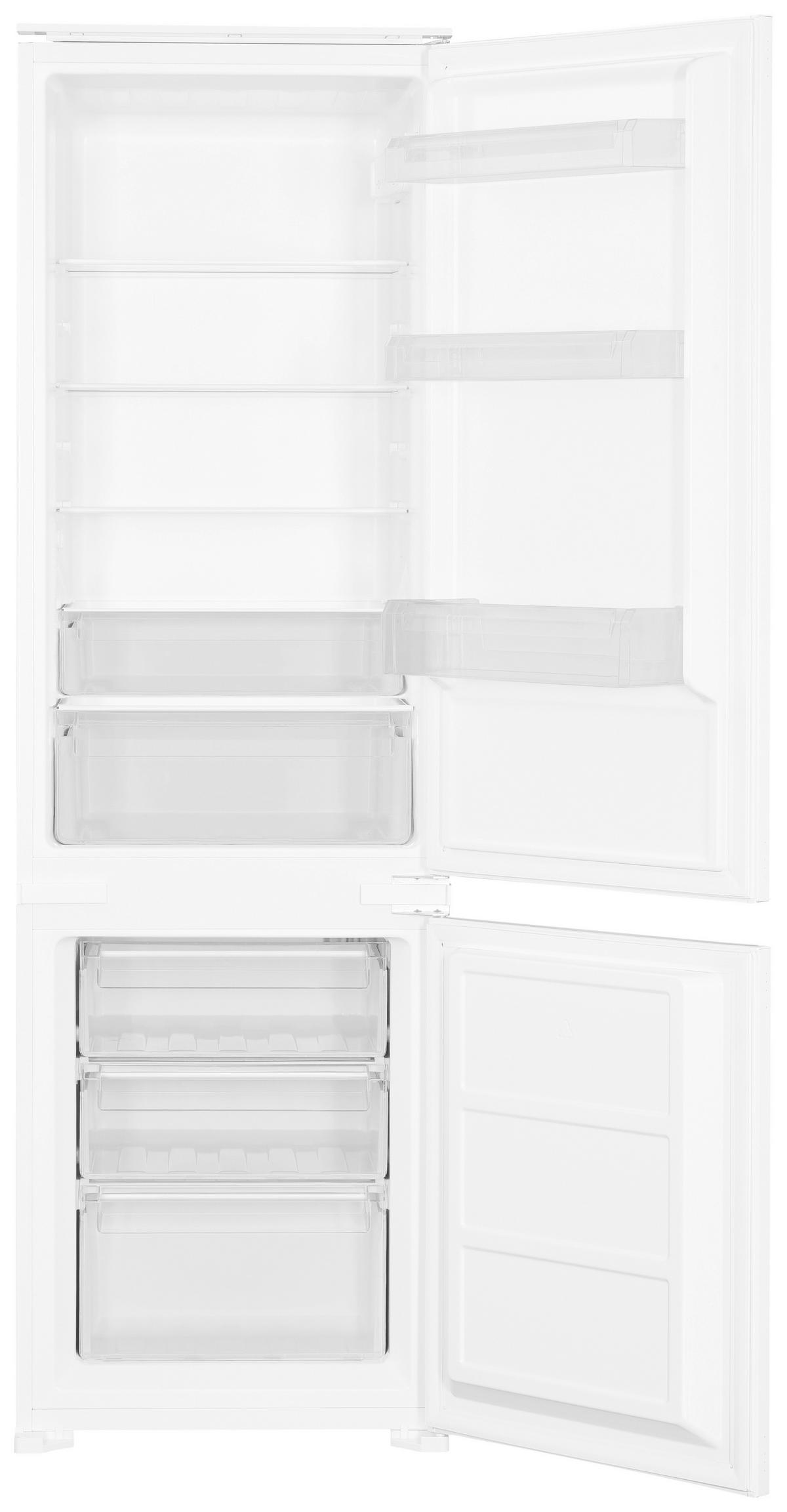 Kühl-Gefrier-Kombination GKE178-16 Weiß - Weiß, Trend, Glas/Kunststoff (54/178/54cm) - Respekta