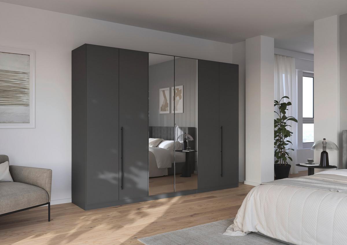 Șifonier Safari - gri, Konventionell, material pe bază de lemn (271/210/54cm)